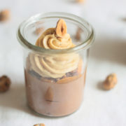 Hazelnut praline verrine